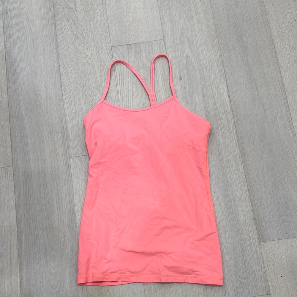 Women's coral lululemon tank Top